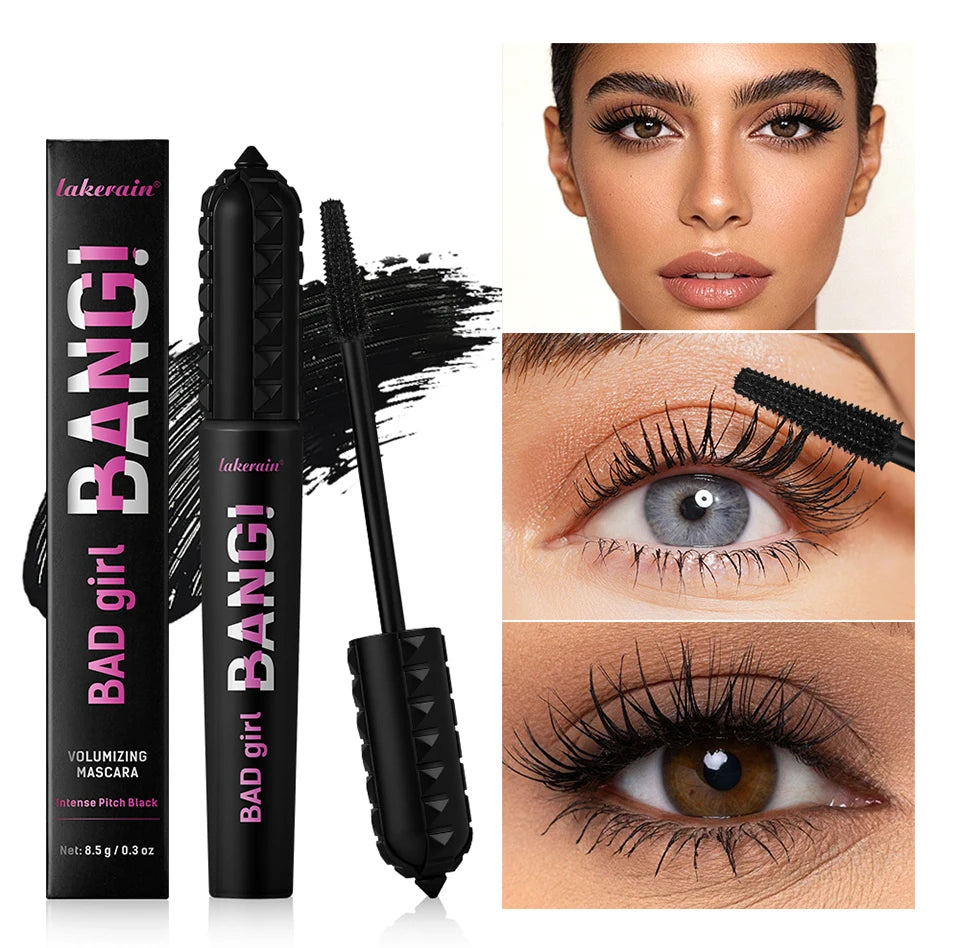 Black Volumizing Mascara Waterproof Lengthening Eyelash Extension