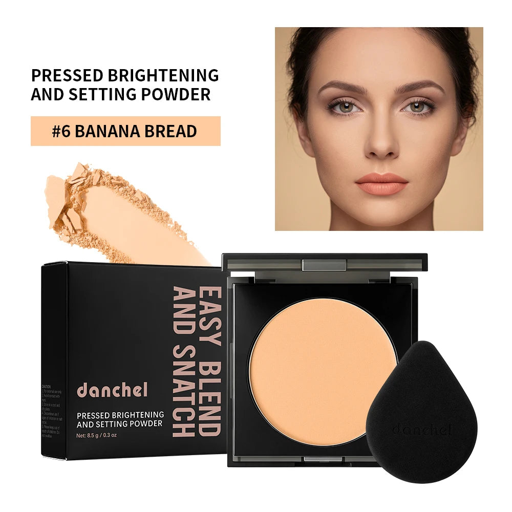 Soft Matte Pressed Powder Oil Control Setting Powder Face Makeup - 20