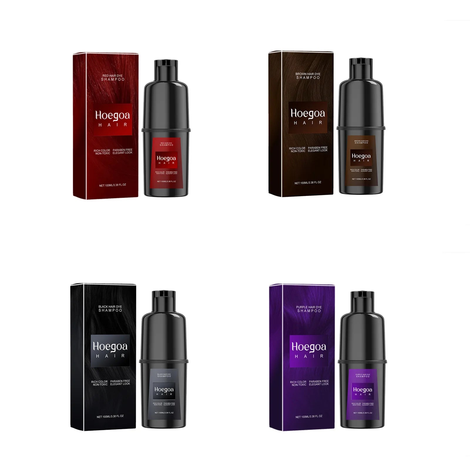 HOEGOA Nourishing Hair Dye Shampoo Coloring Treatment - 7