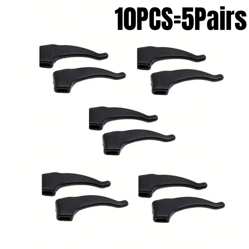 20Pcs Silicone Eyeglass Ear Grips Anti-Slip Glasses Temple Tip Holders