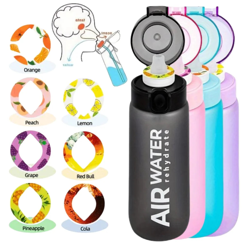 750ml Flavor Infused Water Bottle with Scent Pods Sports Drinking Cup