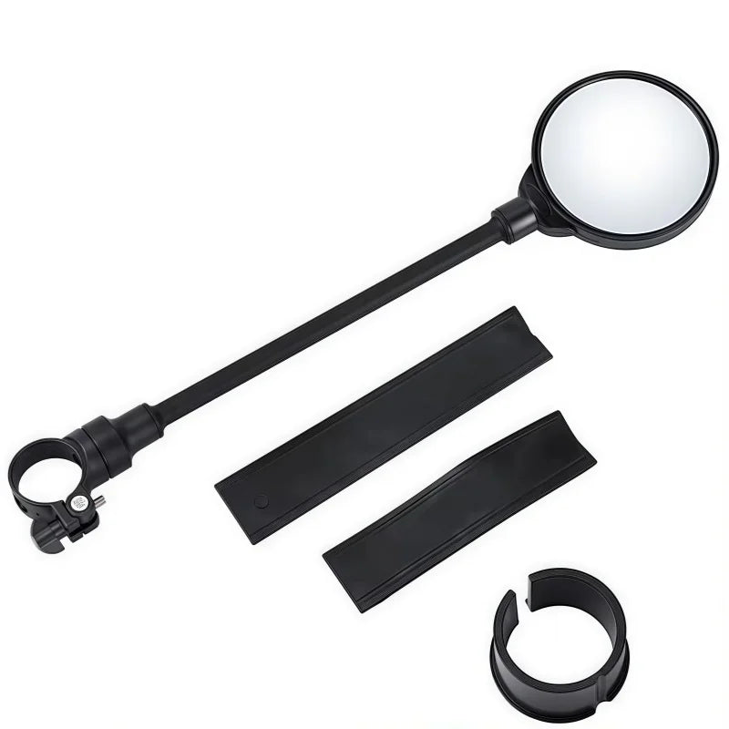 Universal Bike Handlebar Mirror Adjustable Wide Angle Rearview Cycling