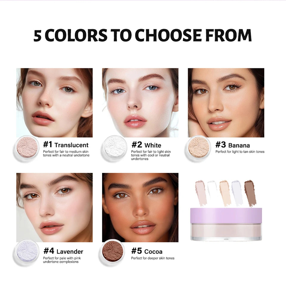 Loose Setting Powder Oil Control Matte Translucent Baking Powder - 9