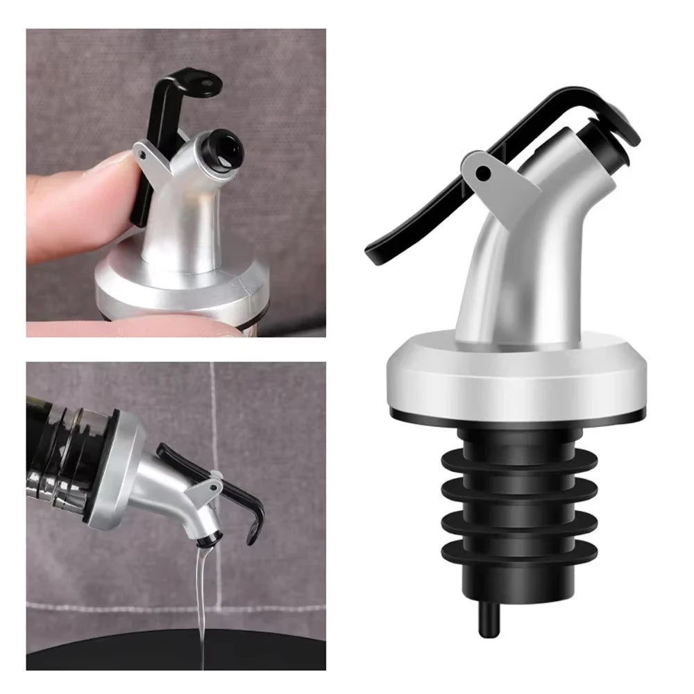 12PCS Oil Bottle Stopper Leakproof Pour Spout Kitchen Vinegar Dispenser - 5