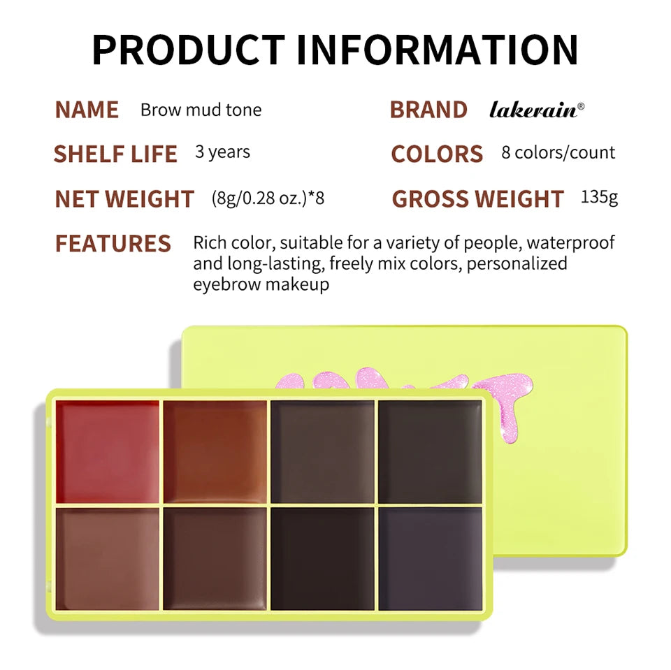 Blush Eyebrow Cream Highlighter Palette Matte Shimmer Makeup Cosmetics
