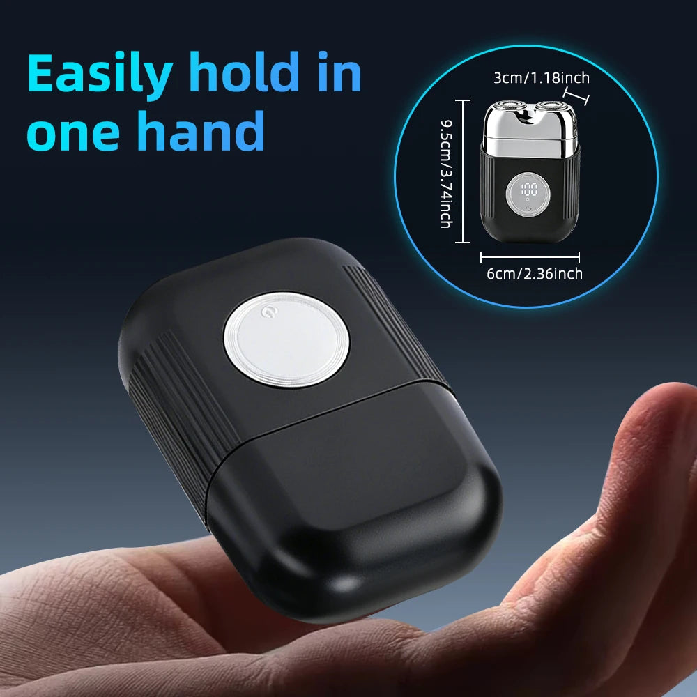 Electric Foil Shaver Portable Mini Razor Trimmer - 14