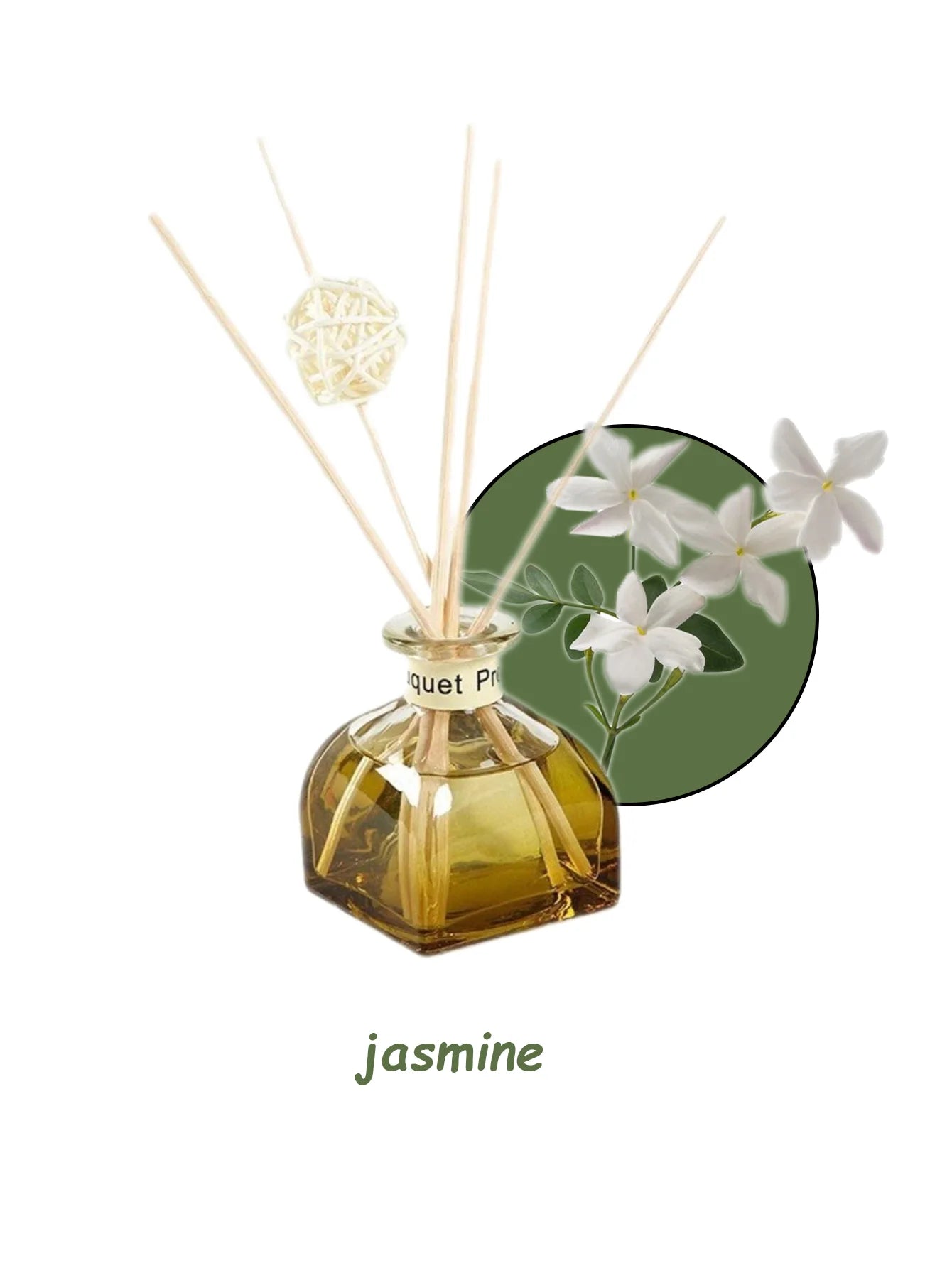 50ml Reed Diffuser Essential Oil Set Home Fragrance Aromatherapy - 11