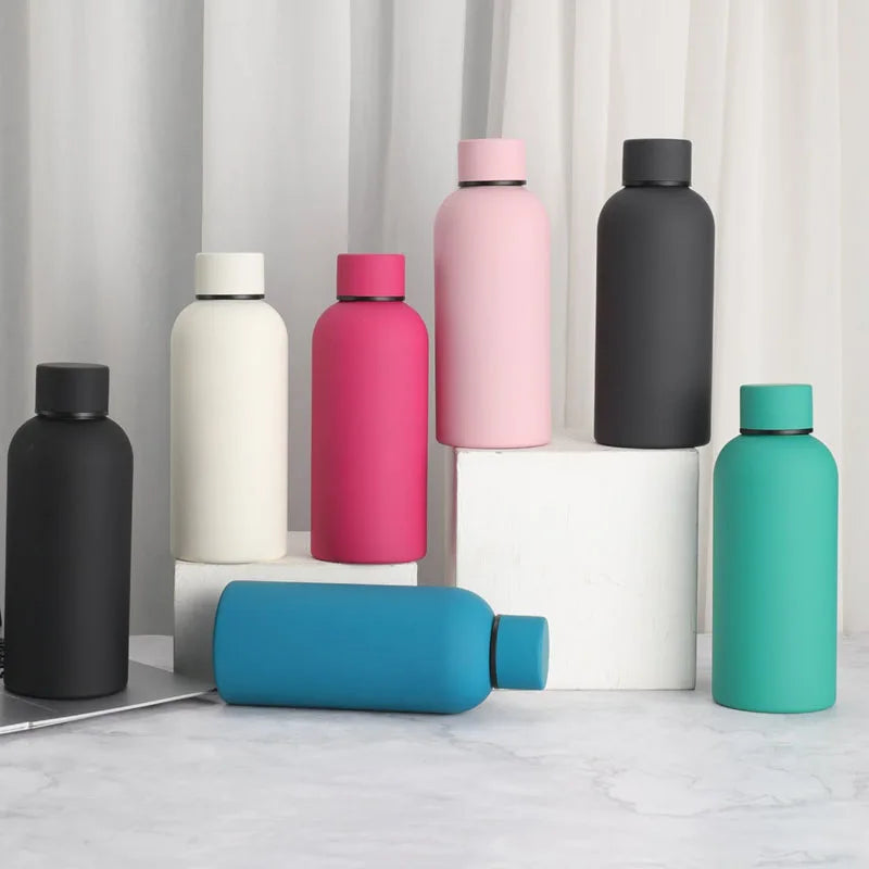 Stainless Steel Vacuum Insulated Water Bottle Portable Travel Thermos - 7