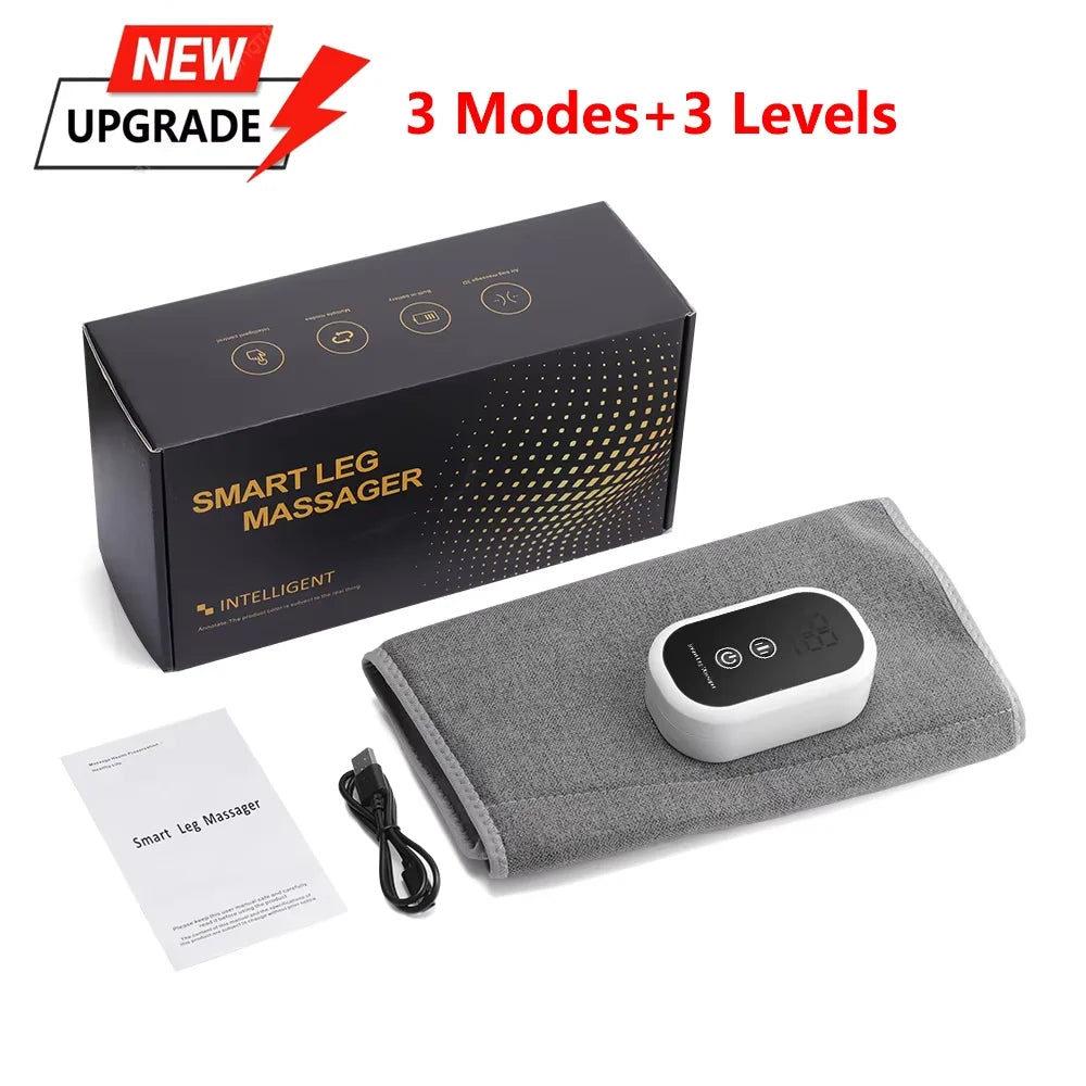 Wireless Air Pressure Calf Massager Electric Leg Compression Wrap - 24