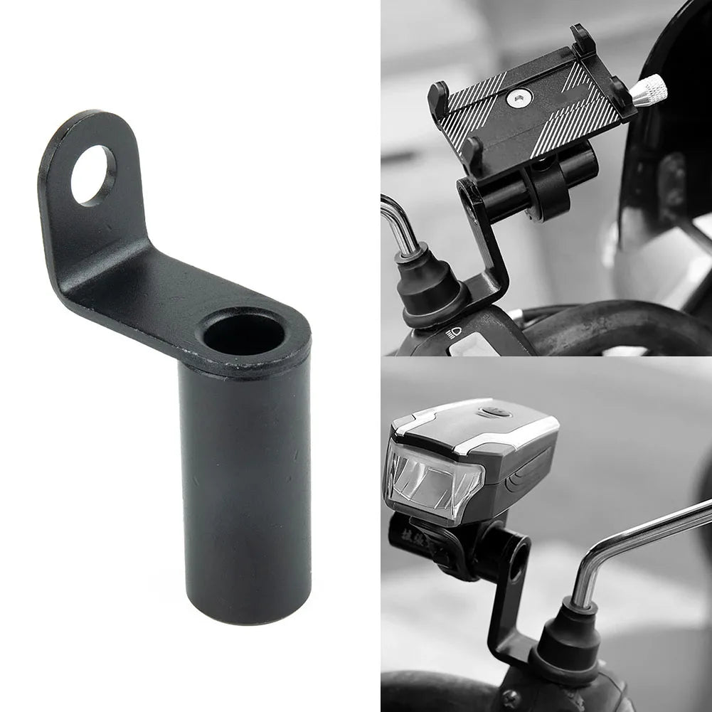 Motorcycle Phone Holder Mount Bracket Aluminum Alloy Mirror Extender - 9