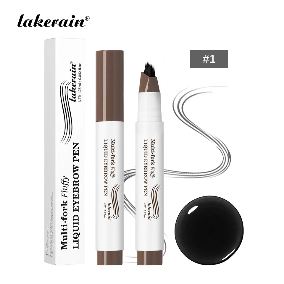 Waterproof Liquid Eyebrow Pencil Multi Fork Tattoo Pen