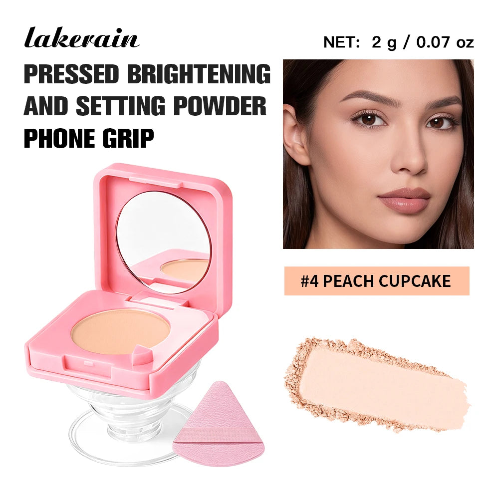 Pressed Powder Oil Control Matte Setting Face Makeup Compact - 21