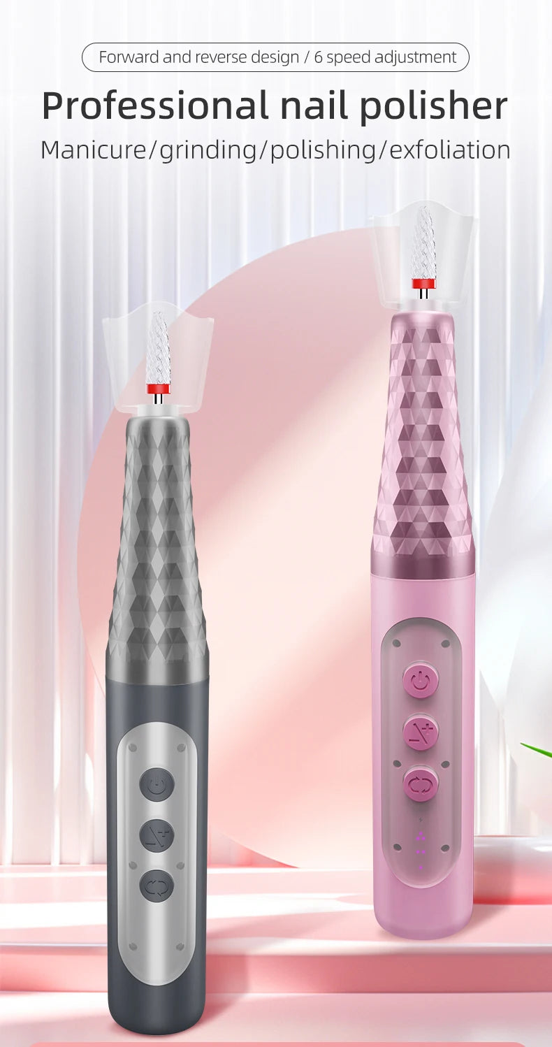 Cordless Electric Nail Drill Machine Manicure Kit