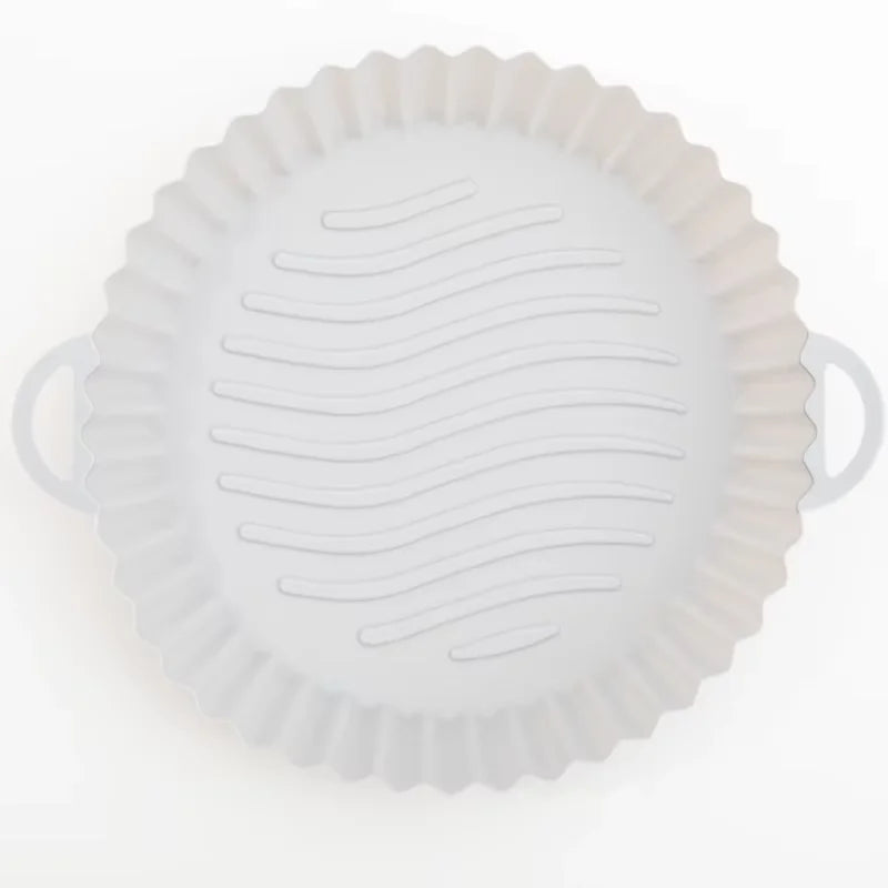 Reusable Silicone Air Fryer Liner Non Stick Square Basket Accessory