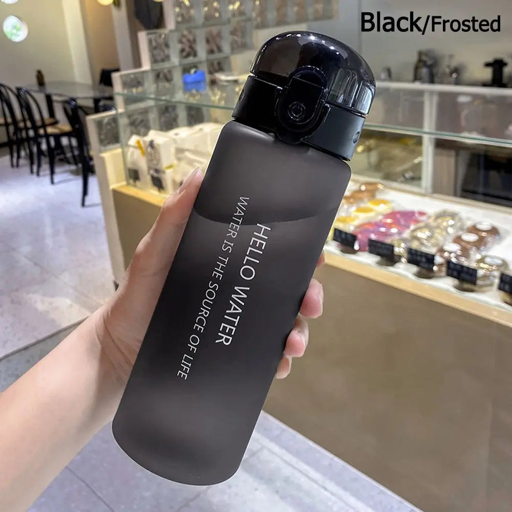 780ml Frosted Sports Water Bottle Leakproof Gym Travel Drinking Flask - 21