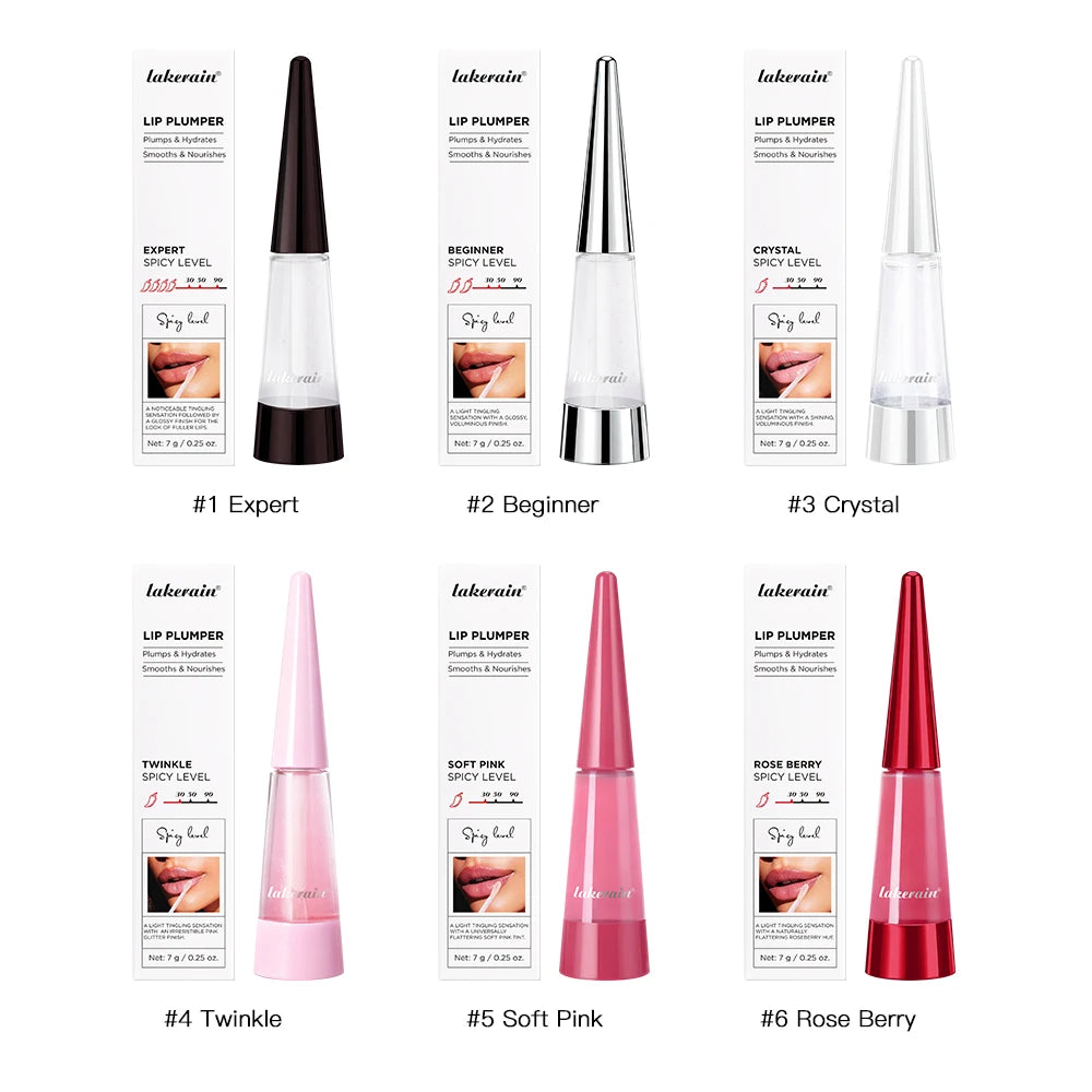Instant Lip Plumping Gloss Hydrating Volumizing Lip Care Makeup - 22