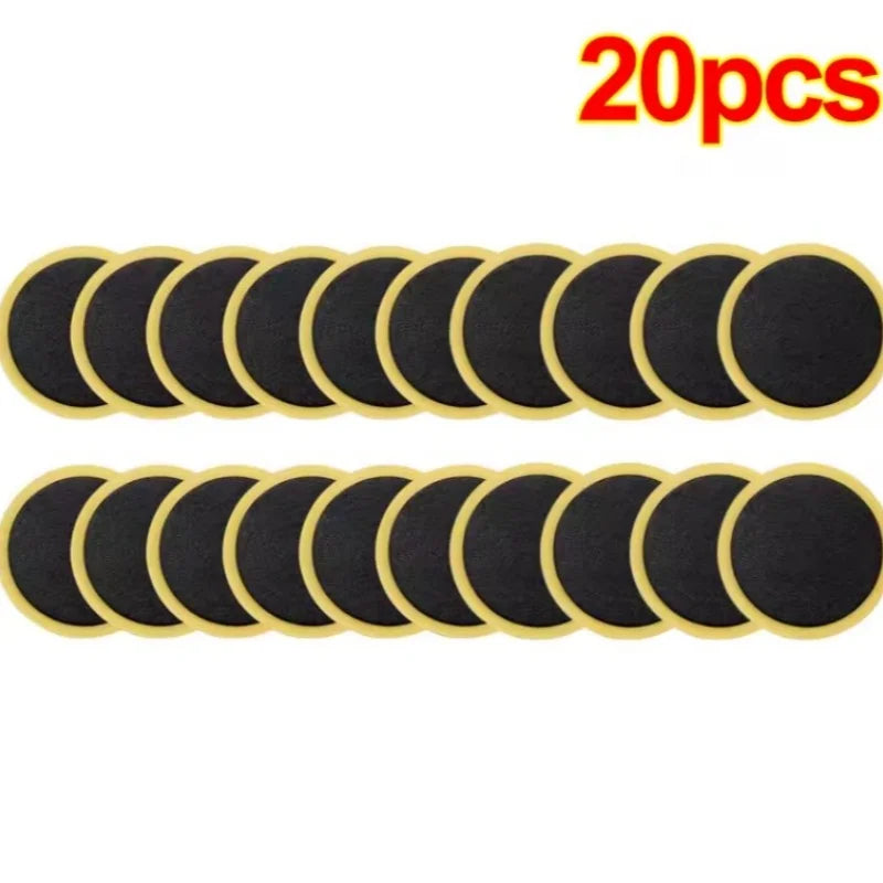 Bicycle Tire Repair Patches Glue Free Inner Tube Puncture Fix Kit