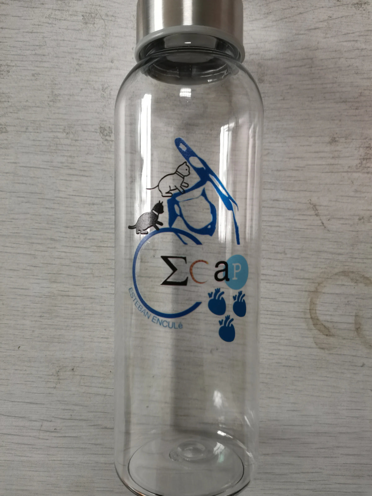 Personalized Sports Water Bottle 550ML Custom Logo Reusable Drink Cup