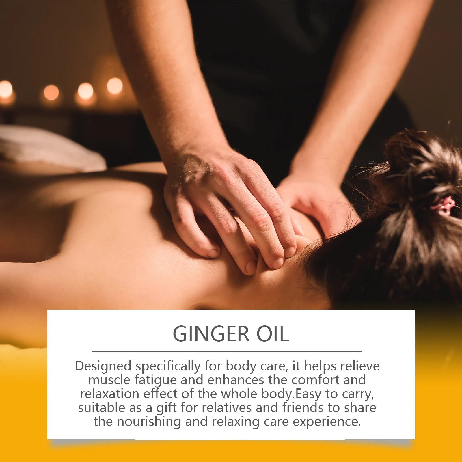 Ginger Massage Oil Body Relaxing Essential Oil - 11