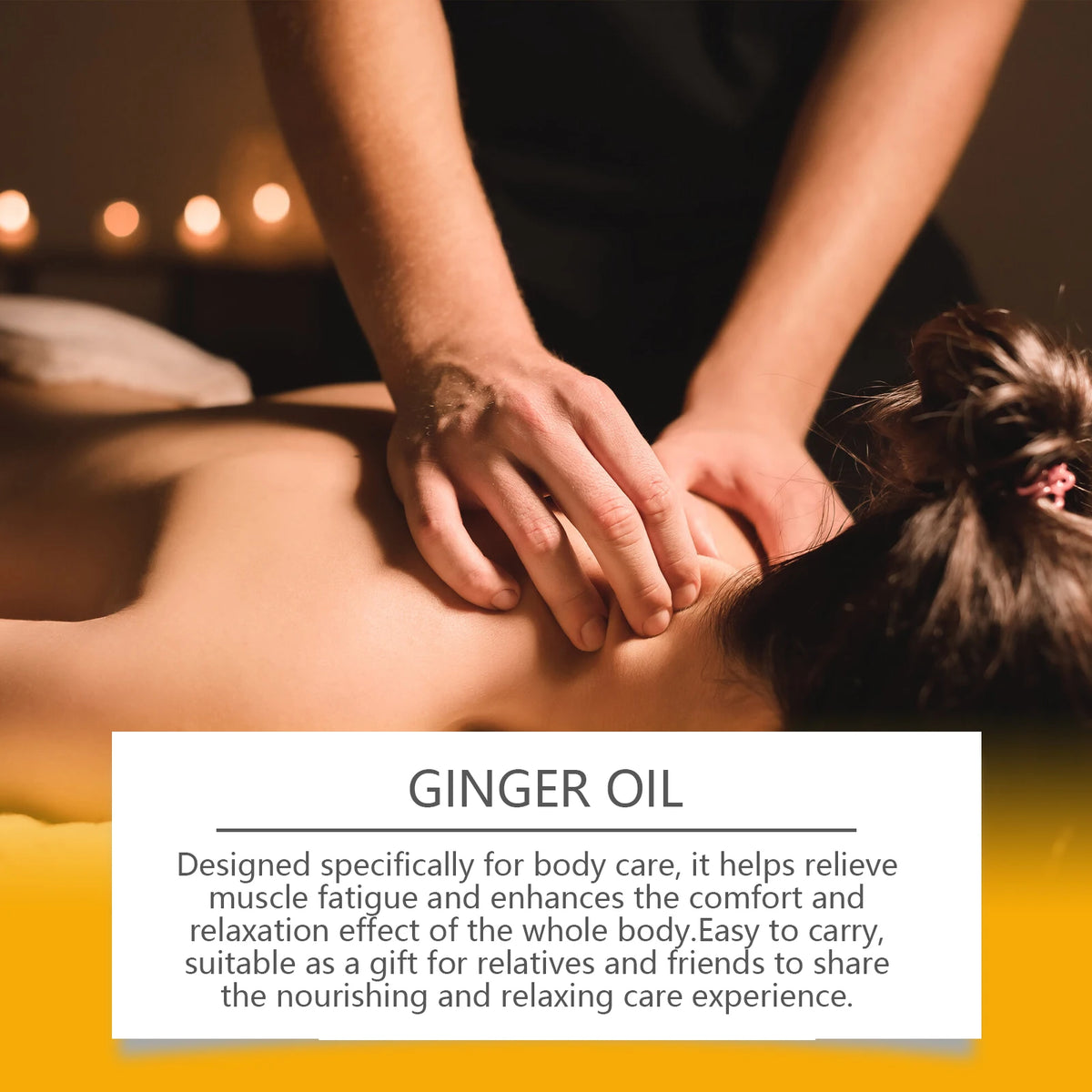 Ginger Massage Oil Body Relaxing Essential Oil