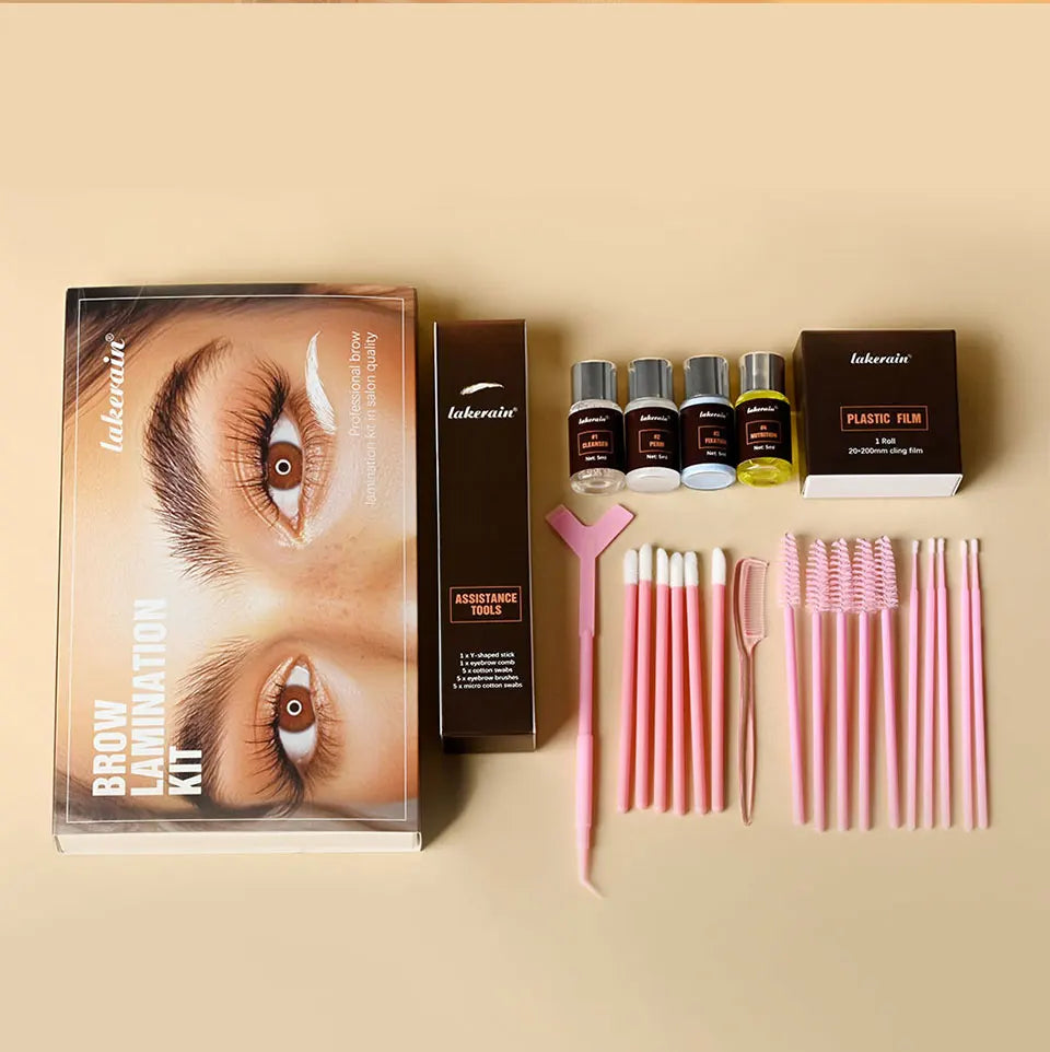 Semi-Permanent Brow Lamination Kit Eyebrow Lifting Shaping Set - 17