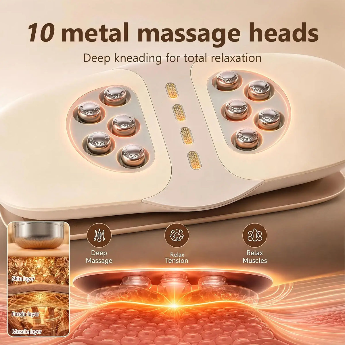 Electric Lumbar Traction Device Wireless Back Stretcher Massager