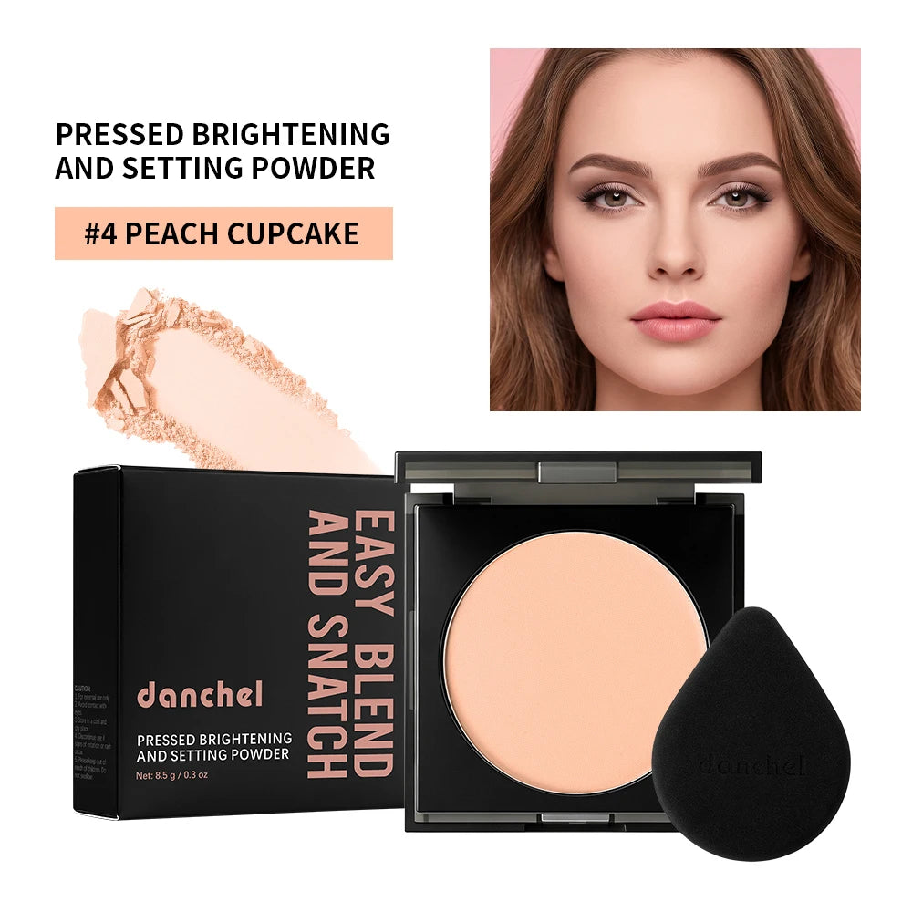 Soft Matte Pressed Powder Oil Control Setting Powder Face Makeup