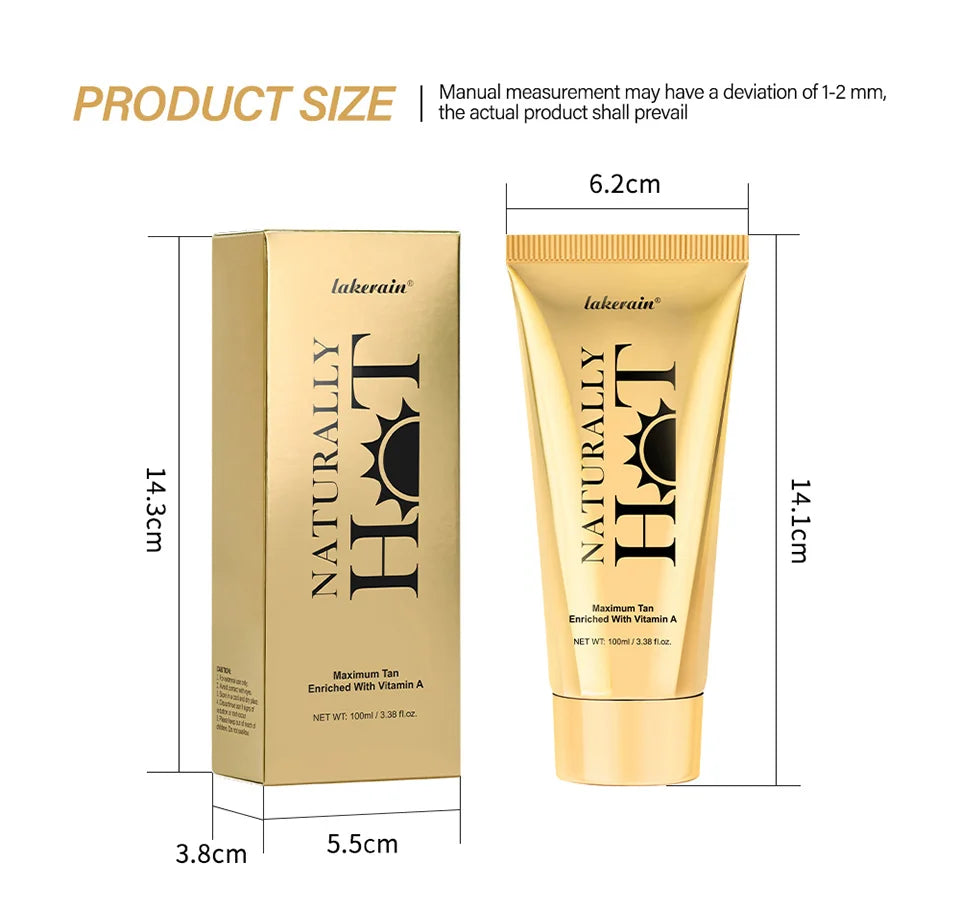 Hot Tanning Cream Long Lasting Bronzer Body Lotion