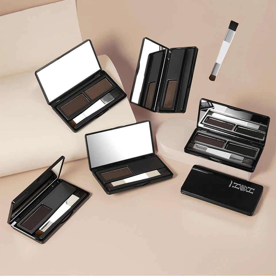 Natural Hair Line Shadow Powder Root Cover Up Concealer Palette - 20