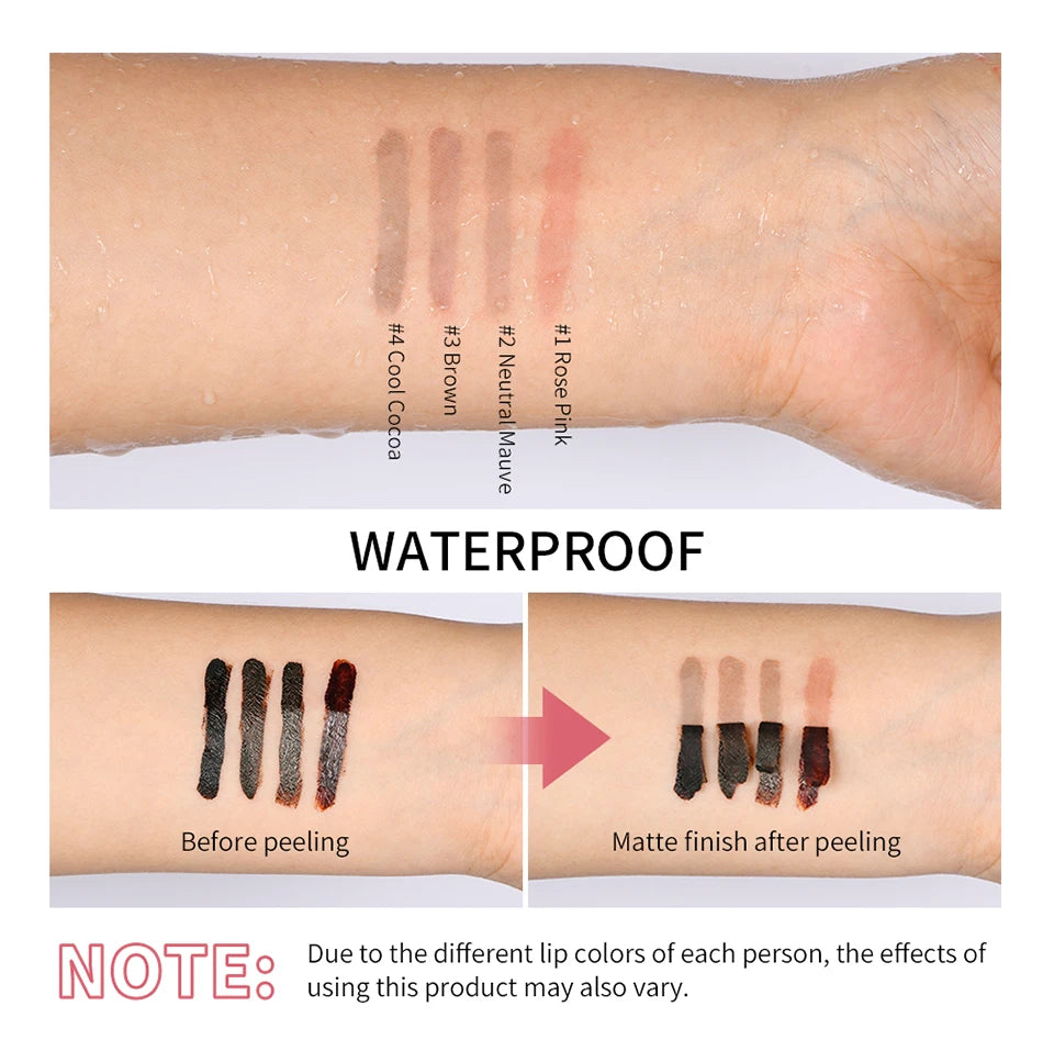 Waterproof Peel Off Lip Liner Tattoo Lip Tint Contour Stain