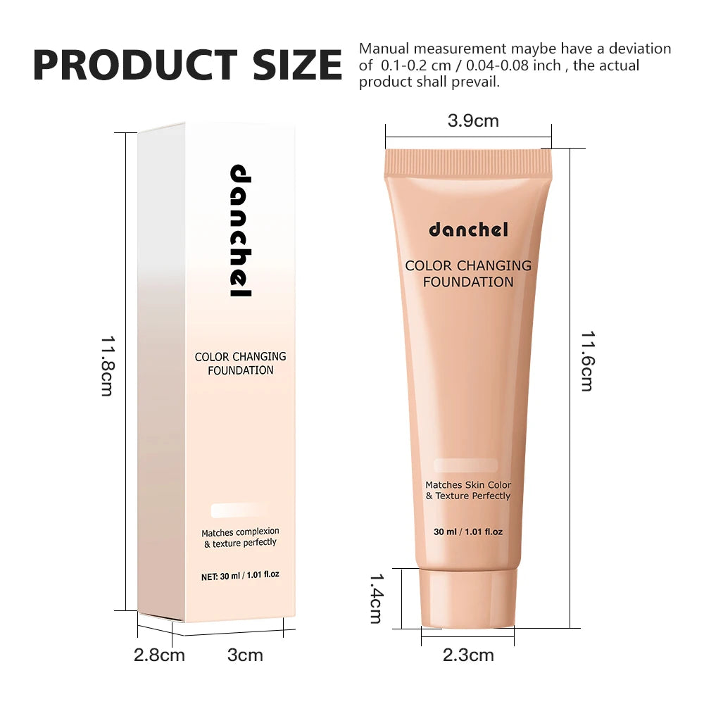 Color Changing Liquid Foundation & Skin Tone Adapting Concealer - 16