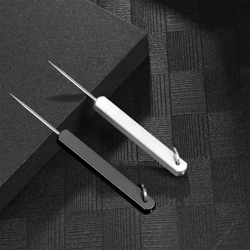Portable Titanium Toothpick Set Metal Pocket Pick for Camping and Travel