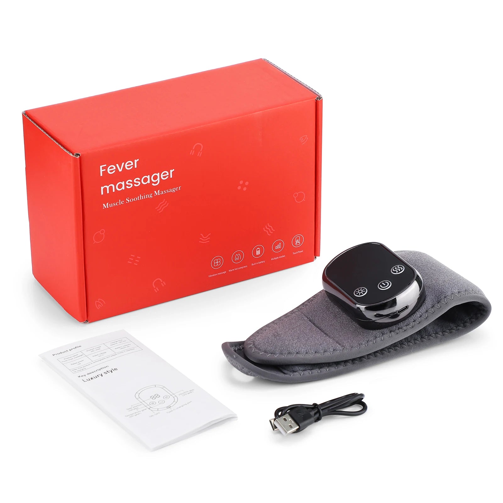 Cordless Heated Wrist Brace & Vibration Massager Wrap - 13