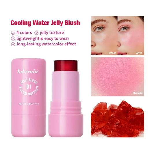 3 in 1 Jelly Tint Stick Hydrating Blush and Lip Tint