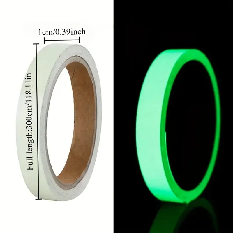 Luminous Safety Tape Glow in the Dark Fluorescent Warning Adhesive