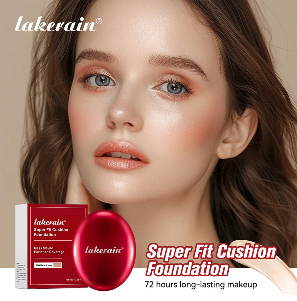 Cushion Foundation Long Lasting Semi Matte Face Makeup - 7