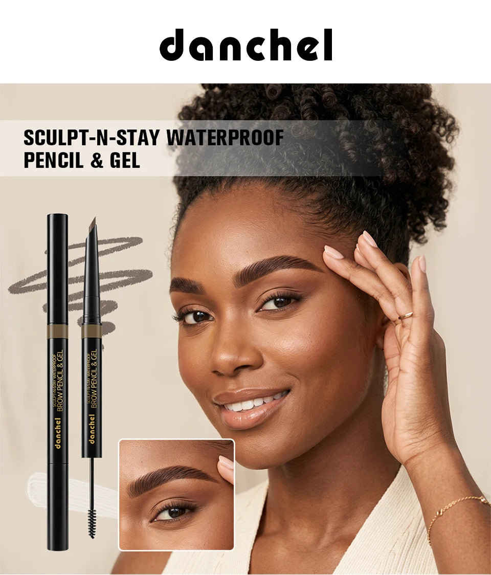 2 in 1 Waterproof Brow Pencil and Gel