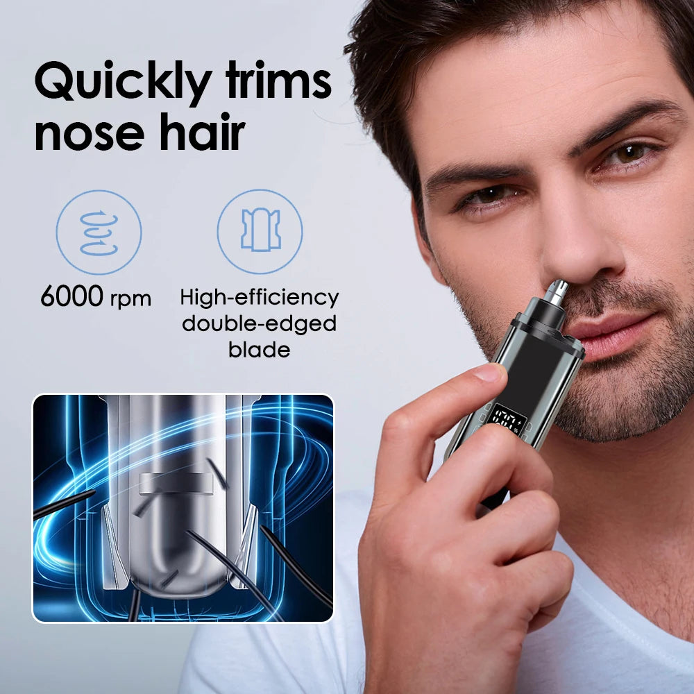 Electric Nose Hair Trimmer Precision Grooming Tool - 2