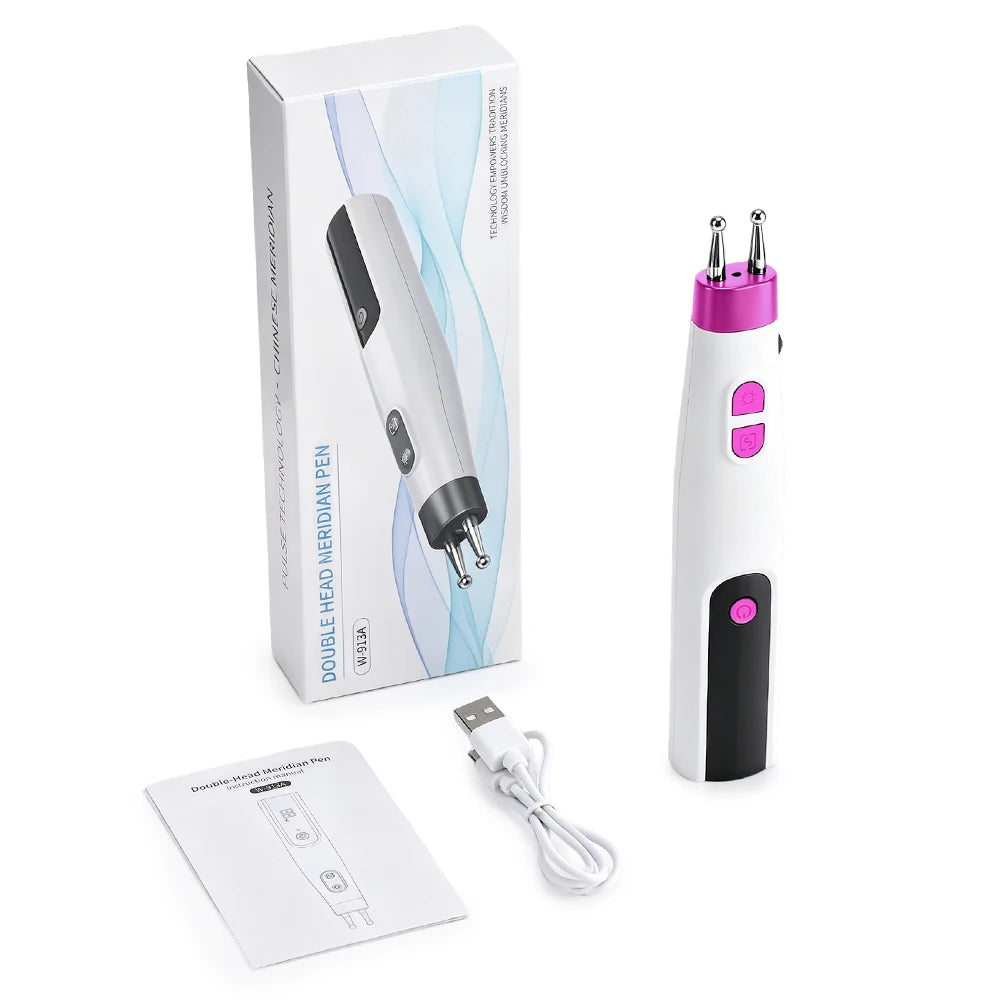 Multifunctional Electric Double Head Meridian Massage Pen