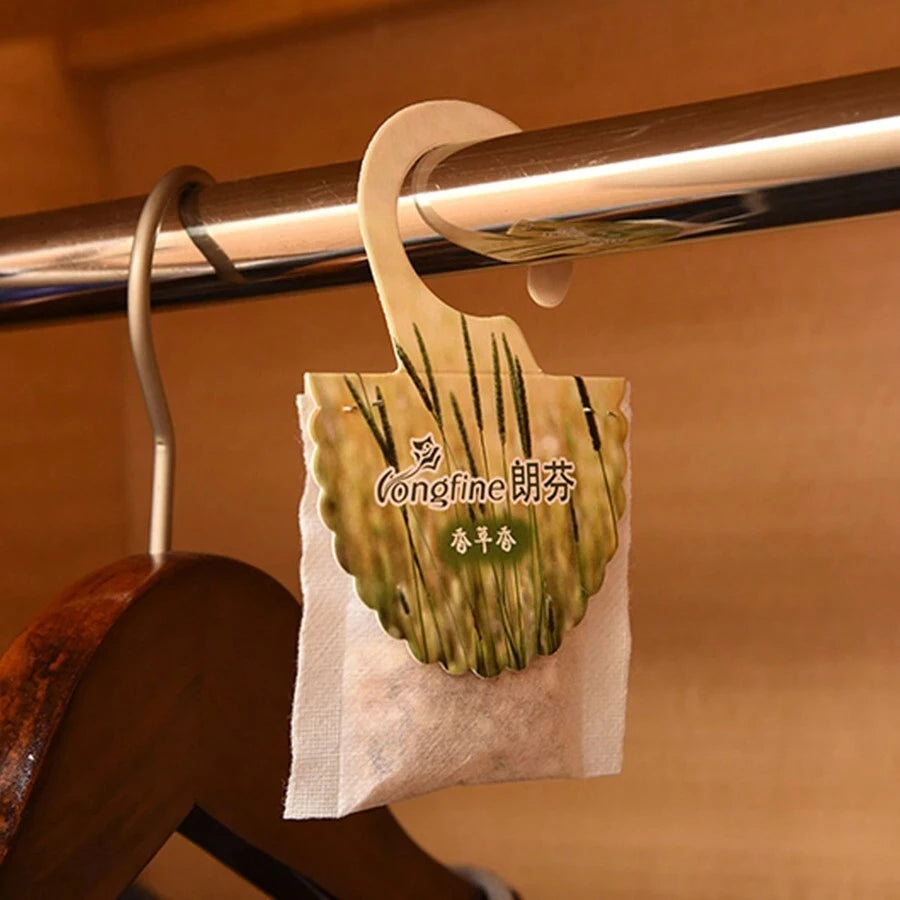5 10 Pack Wardrobe Hanging Sachets Air Freshener Closet Odor Eliminator - 12
