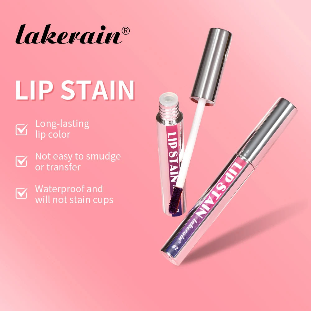 Lakerain Peel Off Lip Stain Long Lasting Waterproof Lip Tint Set