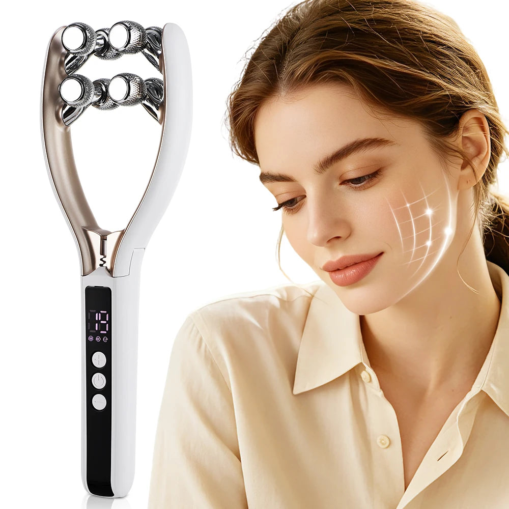 Microcurrent Face and Neck Lifting Roller Massager - 7