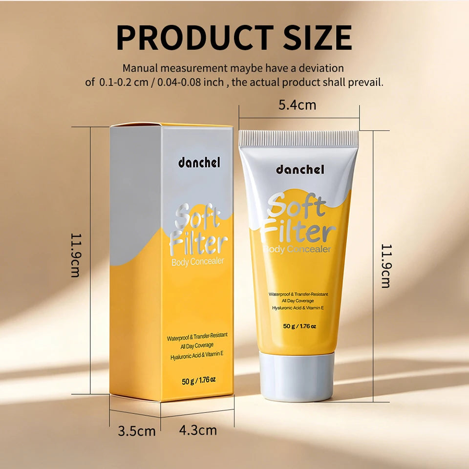 Waterproof Body Concealer Makeup For Tattoos Scars And Veins
