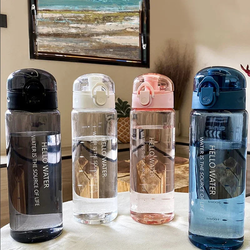 780ml Large Portable Water Bottle Leak Proof Sports Gym Drink Cup - 2