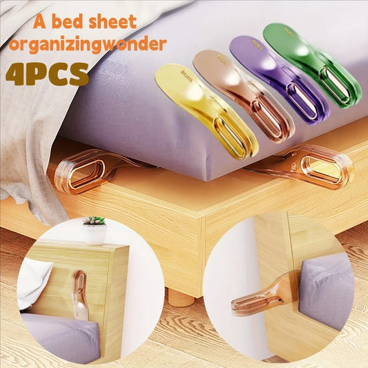 4PCS Mattress Lifter Tool Bed Sheet Tucker and Changing Helper