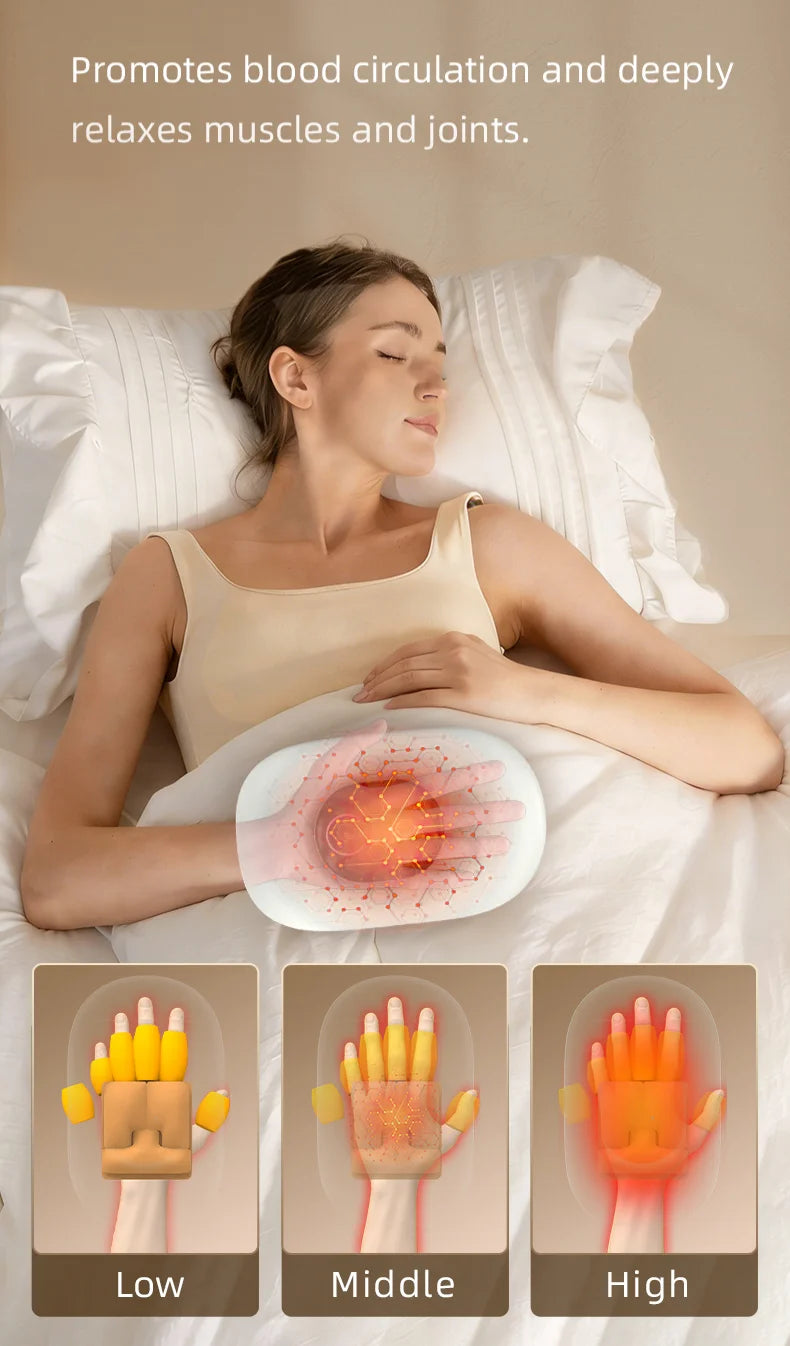 Hand Massager Finger Knuckle Stretching Deep Palm Kneading Machine - 12