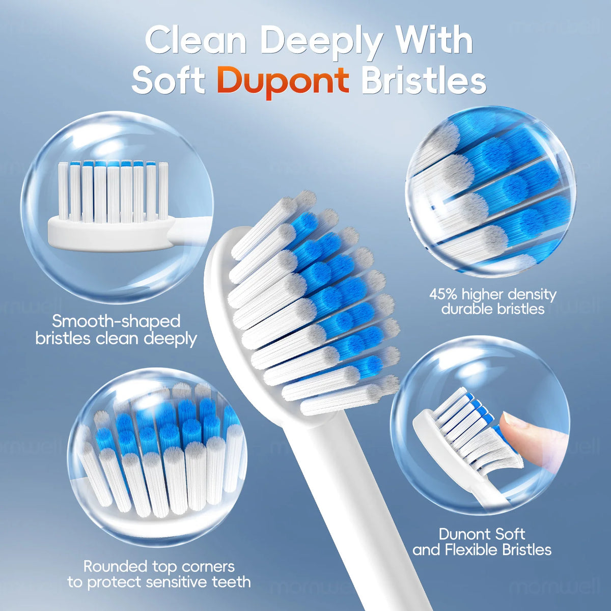 Electric Toothbrush Sonic Rechargeable IPX7 Waterproof