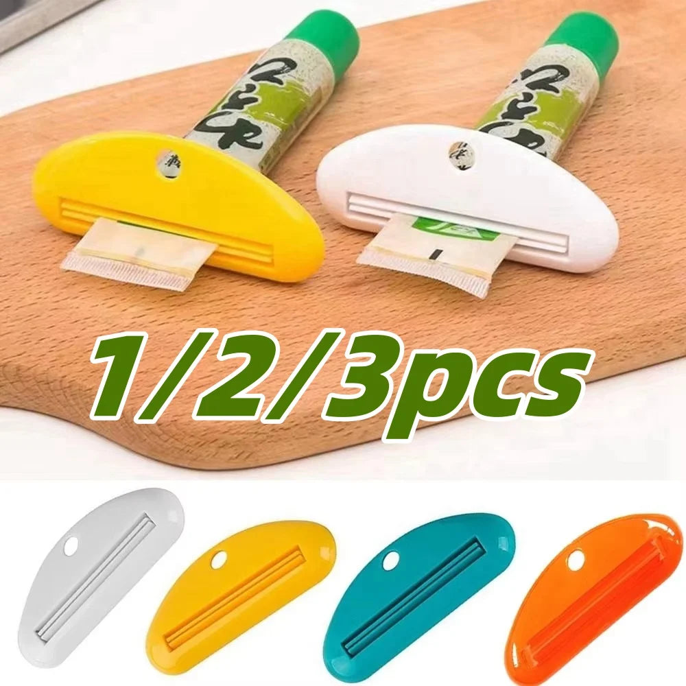 Manual Toothpaste Dispenser Tube Squeezer Bathroom Extruder Tool