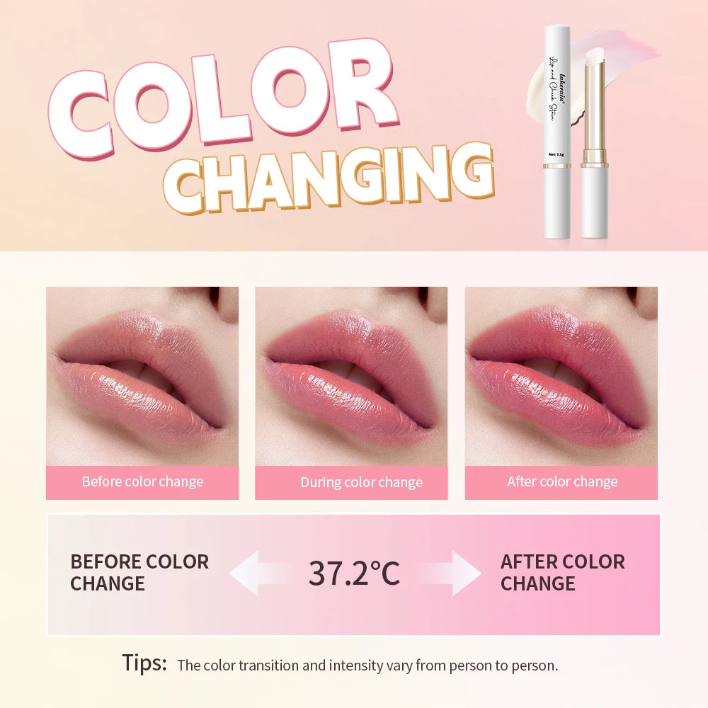 pH Activated Lip And Cheek Stain Natural Color Change Hydrating Tint