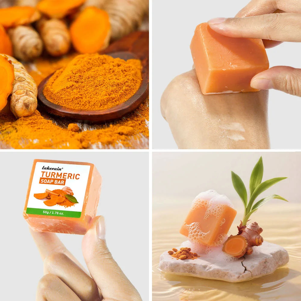 Turmeric Lemon Kojic Acid Soap Natural Skincare Bar - 6